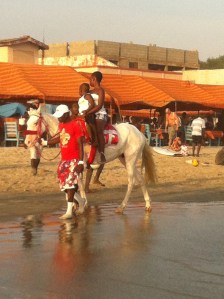Horseriding on Labadi Beach