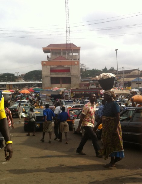 Morning drive in Kumasi