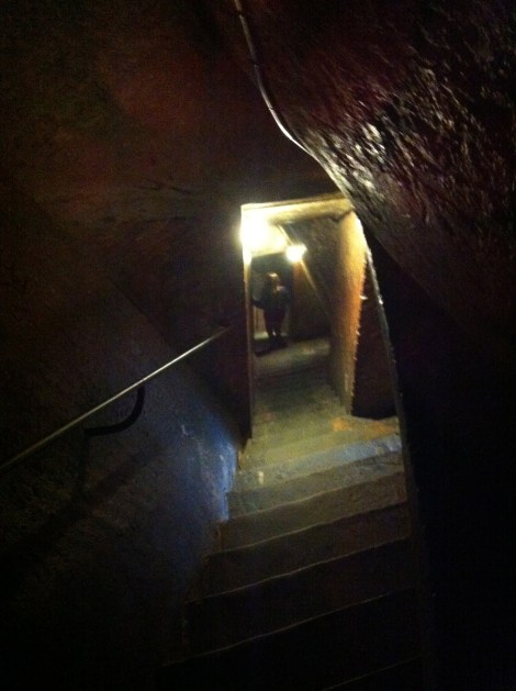 Yes, more climbing. Inside the Duomo.