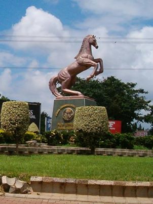 The the arse exit at the Horse Roundabout!