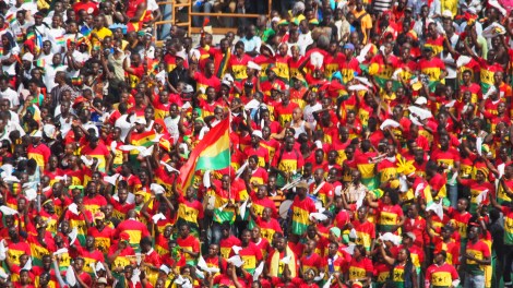 Ghanaian crowd