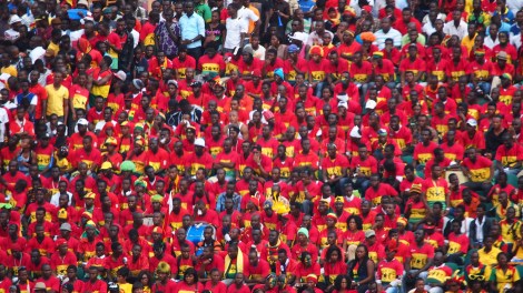 African football match