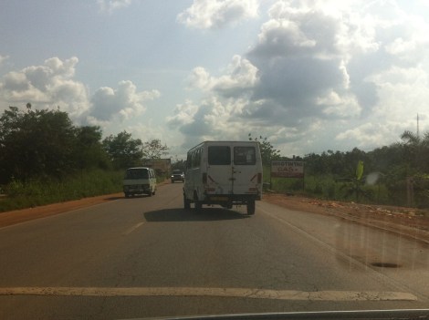 Contrary to popular opinion, this vehicle is driving forwards, not sideways.