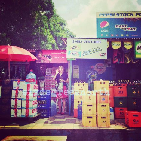 What's not to smile about? My local beer and water shop.